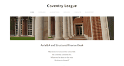 Desktop Screenshot of coventryleague.com